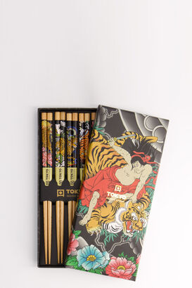 Chopstick Set Yakuza Tiger