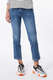 Mid-Rise Straight Crop Jeans