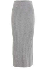 Knitted Skirt with Cashmere - BLOOM