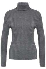 Merino wool turtleneck sweater - BLOOM