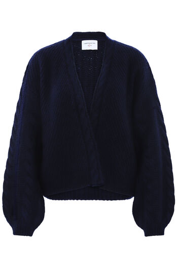 Cardigan aus Cashmere und Seide 