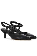 Slingpumps Henriette aus Leder  - POMME D´OR