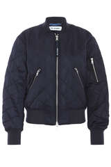 Quilted Bomber Jacket  - IQ STUDIO