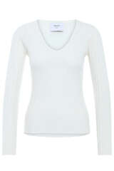 V-Neck Pullover aus Merino  - BLOOM