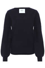 Knitted V-Neck Cashmere Jumper - BLOOM