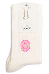 Socks Icon - Pink Smile - OOLEY 