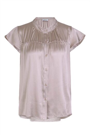 Bluse aus Seiden-Stretch