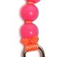 Keychain with Neon Pink und Neon Orange 