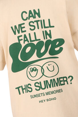 T-Shirt Fall in Love aus Bio-Baumwolle