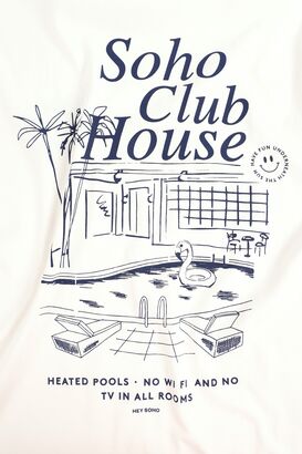 T-Shirt Club House aus Bio-Baumwolle